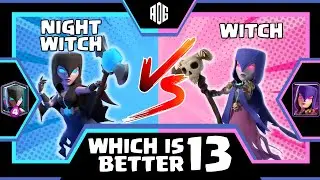 Which is BETTER #13 | Night Witch VS Witch | Clash Royale