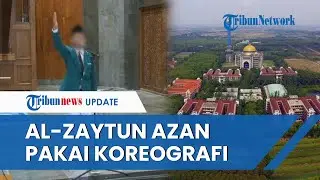 BERBEDA! Siswa Ponpes Al Zaytun Azan Salat Jumat Pakai Koreografi, Panji Gumilang Tak Terlihat