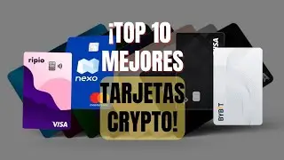 &iexcl;Las 10 Mejores TARJETAS CRYPTO de 2025! (ped&iacute; la tuya paso a paso) 💻💳