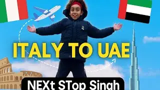 Italy to UAE travel vlog #vlog