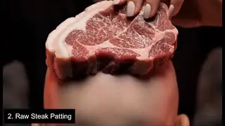 50 Food Textures on Bald Head 🍕🍞 Oddly Satisfying ASMR (Part 1)