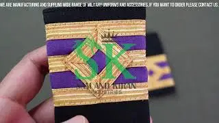 Merchant Navy Epaulettes, Epulette Merchant Navy Chief Slip On Captain,  Royal Navy Epaulette