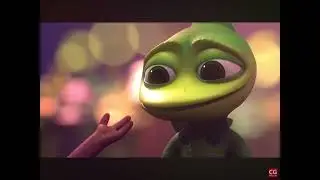 pink iguana and green iguana dance audeunce and clap the hands women says I love you!