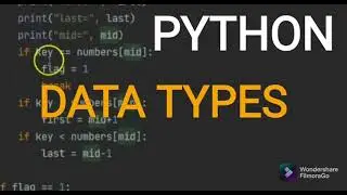 PYTHON | DATA TYPES  #pythondatatypes