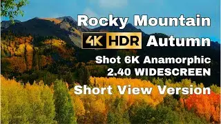 Spectacular Rocky Mountain Autumn Storm | Shot 6K Anamorphic | 4K HDR | 2.40 AR WIDESCREEN | Short