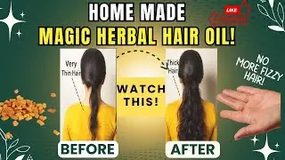 Desi Nuska Herbal Hair Oil | | Stops Hairfall in 15 Days | DIY Homemade Hair Oil