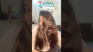 Salon Style Blowdry At Home Under ₹0 💨 | Alan Truman Hair Hack #fypage