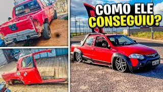 COMPROU SUCATA ABANDONADA E A TRANSFORMOU EM UMA LINDA STRADA !