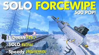 SPEEDY SOLO PROGRESSION on FORCEWIPE | 16,000HRS | Vanilla Rust