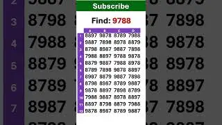 Can you beat the timer? Find the hidden number.@MrBeast