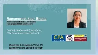 Business Ecosystem/Value based Strategy/Strategic partnership