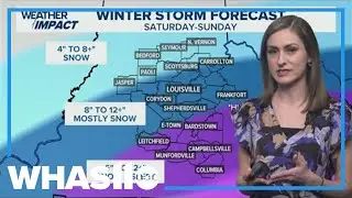 Weekend snow storm Kentuckiana | Jan. 21, 2026 #WHAS11 11 p.m. weather