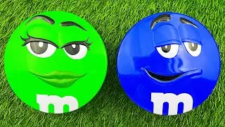 2 GIANT M&M'S Unboxing | Satisfying Candy Experience in Colorful Boxes 