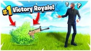 BUSH TROLLING in FORTNITE