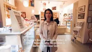 Bonpflicht - Katja Hessel, FDP, beim B&auml;cker