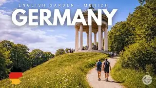 ENGLISH GARDEN - BAVARIAN BEER GARDEN, FOLK MUSIC, CHINESE TOWER & MONOPTEROS | TRVLRS PLACE 🌍✈️🎥