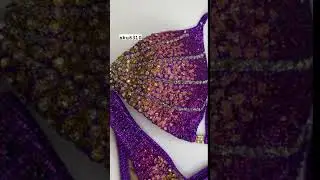 Bright Purple/Pink Figure Competition Suit