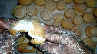 Add Half Cup Oil In Water | Make Homemade  Cream Puffs| Without Oven| By Cook With Rabia|
