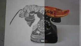 Drawing Half of a Magazine Picture