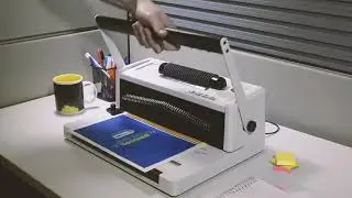 COILBIND S20A COIL BINDING MACHINE &ndash; FREE CRIMPER & 8MM PLASTIC COILS (BOX OF 100PCS)