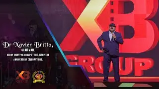 👆Dr Xavier Britto, Chairman, Kerry Indev/XB Group at the 40th Year Anniversary Celebrations.