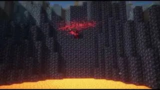 I love this Lava Pool -🔥#loresmp #minecraft #observia #observiasmp