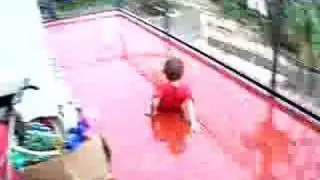 Bare-bottom slide