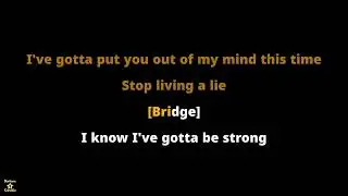 One Last Cry - Brian McKnight (Demo) - Lowered Male Key Eb - Baritone Karaoke