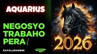 DREAM TRAVELS! WISH GRANTED! AQUARIUS 2026 MONEY/CAREER YEARLY TAROT PREDICTIONS #KAPALARAN888