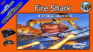 لعبة قتال الطائرات ( قرش النار ) || Fire Shark ( Sega Genesis/Mega Drive )