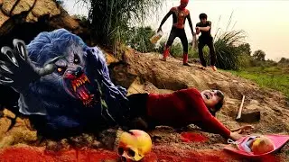 Shock! Spider-Man and the hunters help a young girl escape from a terrifying werewolf
