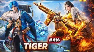 🔴Next ultimate set full look new M416 tiger M416 Return bgmi 😱