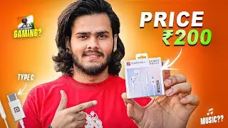 ₹200 Portronics Type-C Earphone Unboxing & Honest Review | Best Wired Earphone for Android & iPhone!
