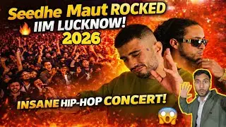 IIM Lucknow Me Seedhe Maut Ka Tufaani Concert 🔥 | Pagal Audience, Full Masti & Hip-Hop Madness 😈