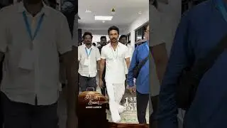 The hero of the evening, the heart of Idli Kadai #Dhanush sir has arrived #IdliKadaiAudioLaunch