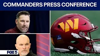 Washington Commanders Press Conference with General Manager and Head Coach