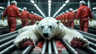 Inside the Arctic Bear Industry: From Meat to $5000 Fur Coats! (Full Process) ❄️🧥