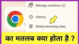 What does it mean to delete browsing data?
