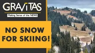 Gravitas: The rich and famous stare at snowless slopes