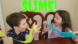 Glow in the dark and color changing slime!