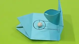 DIY Origami Basketball 🏀 Toy|| How to make paper Basketball  Toy ||Moving paper Toy 