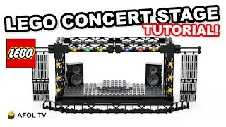 ПРОСТАЯ концертная сцена LEGO [Урок! - Инструкция]