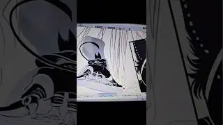 Process #drawingprocess #comicart #comic #comicartist #inkingcomics #inkingprocess #manga #sketch