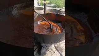 Jaggery making. #shorts #reels #jaggery #village #sweet #making #tastyfood #raw