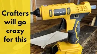 Cordless Hot Glue Gun Kit for DeWalt 18V/20V Battery - Review and Test