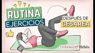💪🏼🔥 Ejercicios POST-CESÁREA (desde los 2 MESES) | ¡Recupera tu figura!