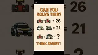 Can You Solve the F1, Rally Car & Rally Truck Puzzle?