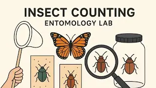 Insect counting entomology lab ! Bsc. agriculture