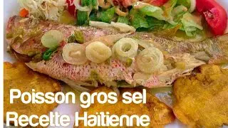 Poisson gros sel Recette Ha&iuml;tienne / Coast salt fish 🐟