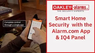Smart Home Security Winnipeg | IQ4 Panel & Alarm.com App by Oakley Alarms